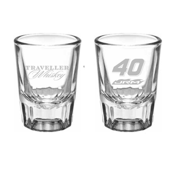 Justin Allgaier #40 Traveller Whiskey Saloon Shot Glass | Shop JR