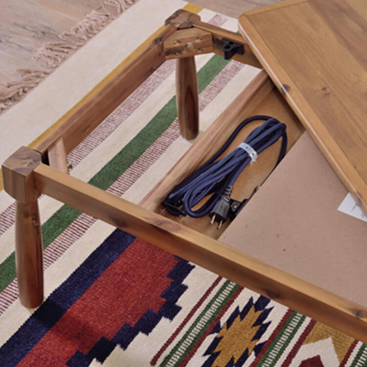 こたつ(ブラウン)座卓 天然木使用で温かみあるデザイン | 【公式