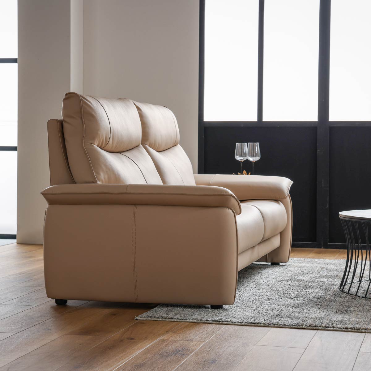 ルーシェ 3人掛けソファ 幅190cm