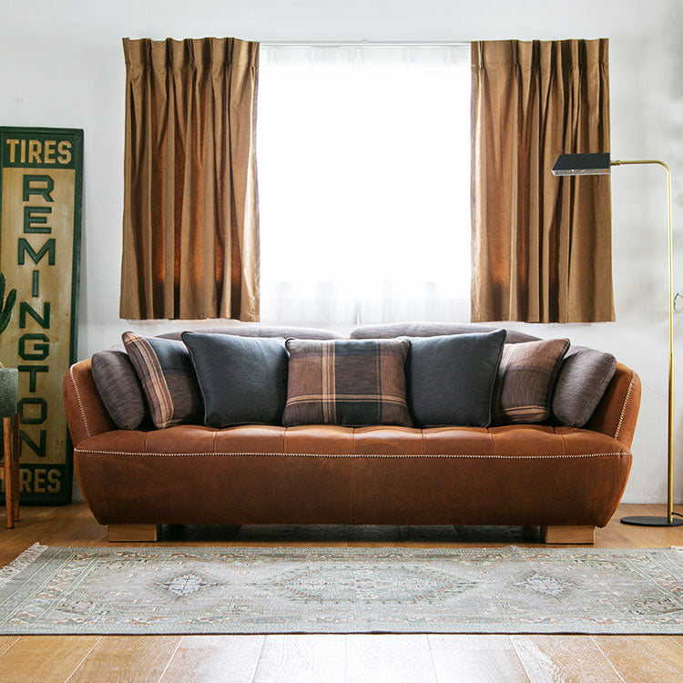 オピアムフレンズソファ 3人掛け L-4ブラウン | 家具・インテリア通販