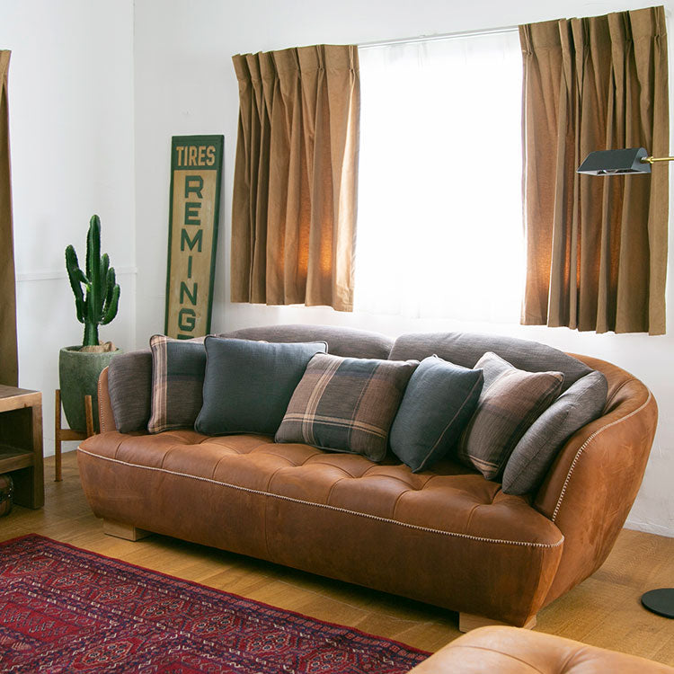 オピアムフレンズソファ 3人掛け L-4ブラウン | 家具・インテリア通販