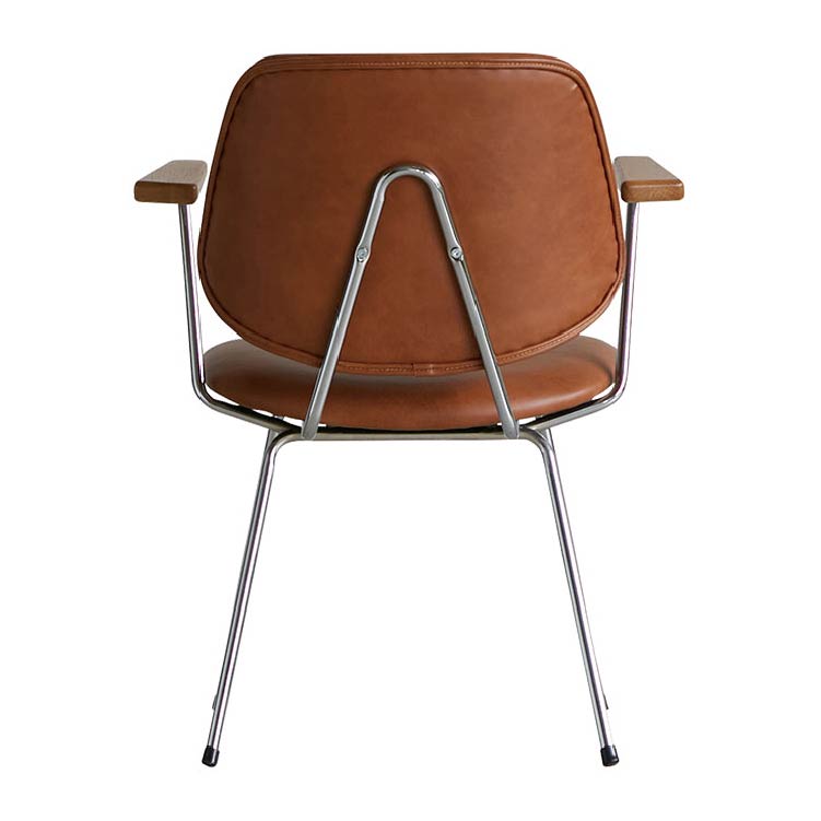 アボック ダイニングチェア 肘付 クロム脚 | 家具・インテリア通販