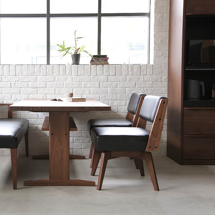 カイン 回転式ダイニングチェア 肘無 | 家具・インテリア通販サイト