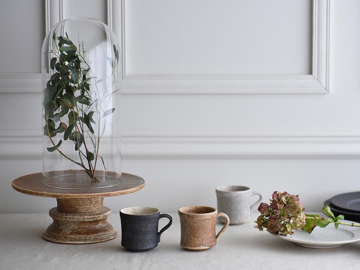 MISHIM POTTERY CREATION fractal cake stand L sabi / ミシンポタリー