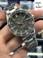 Zelos SPEARFISH 40MM DIVER 'FORGED CARBON' – Stitches and Buckles