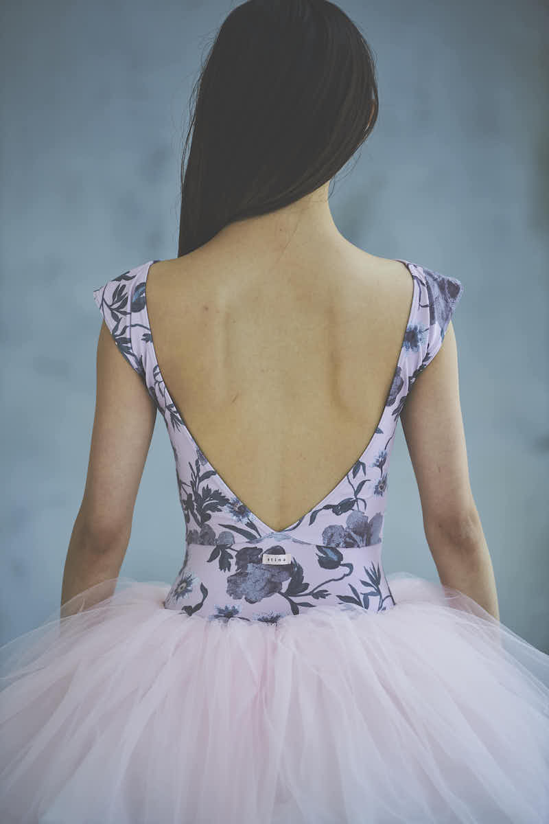 stina / type K boat neck / old flower pink