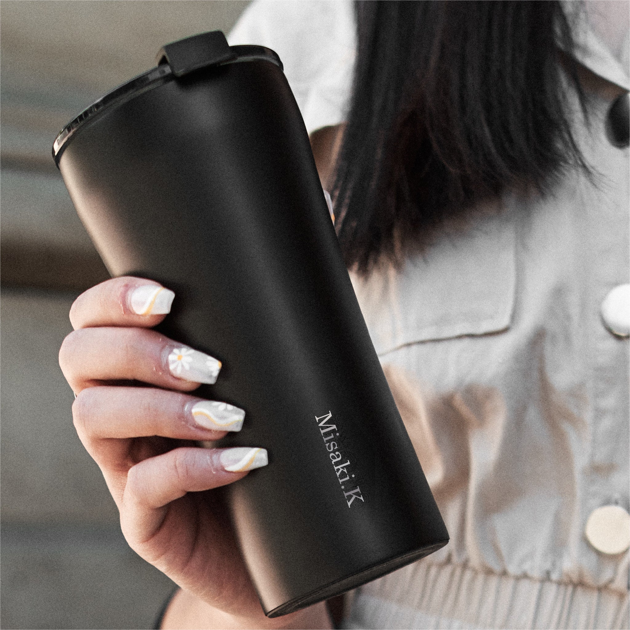 ヴァクトー vaqutaux ロゴ入りタンブラー&ホルダーケース voyage