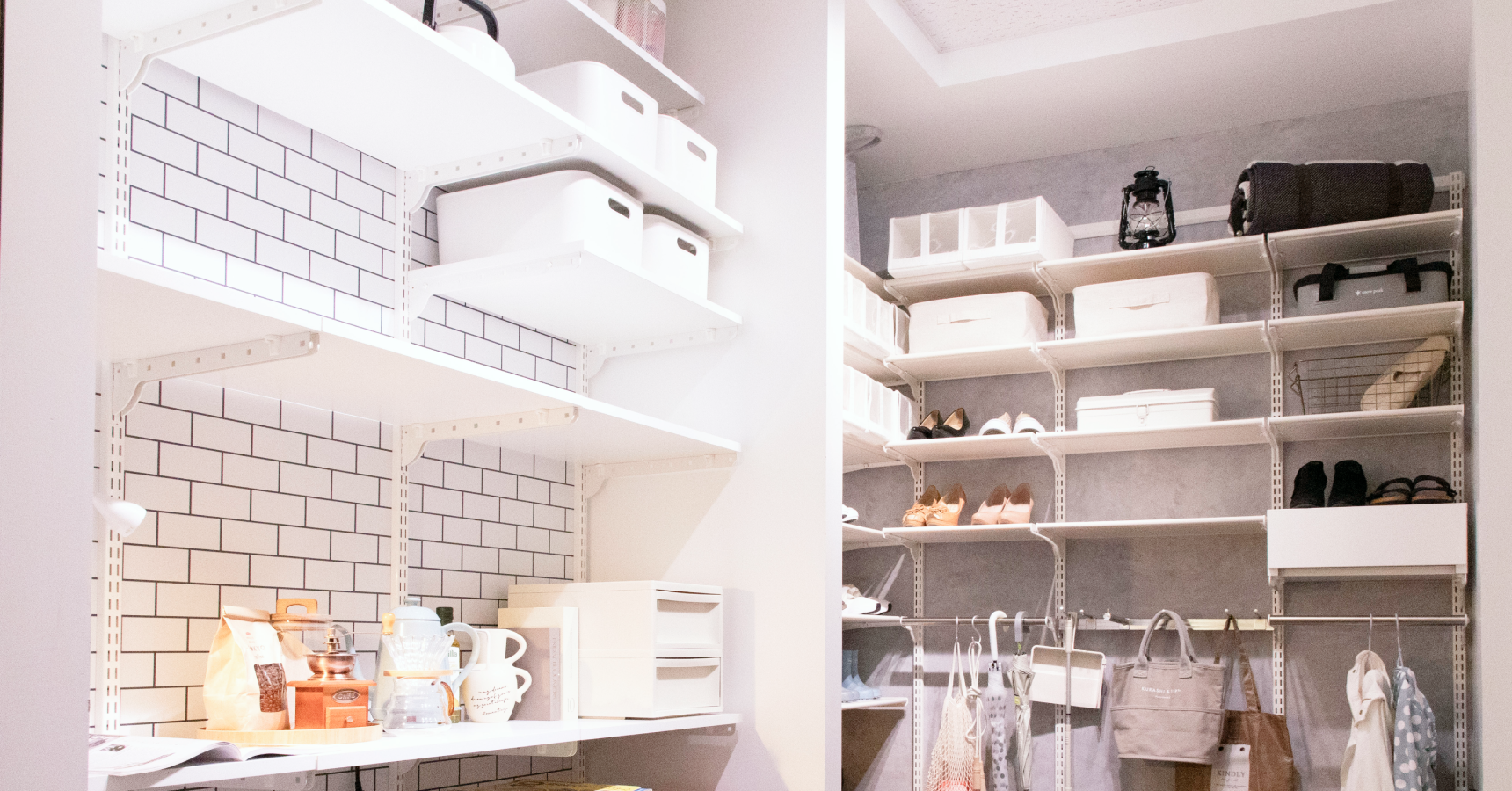 収納パーツが豊富！可動棚「Fitrack」で自分だけの収納づくり | sumica