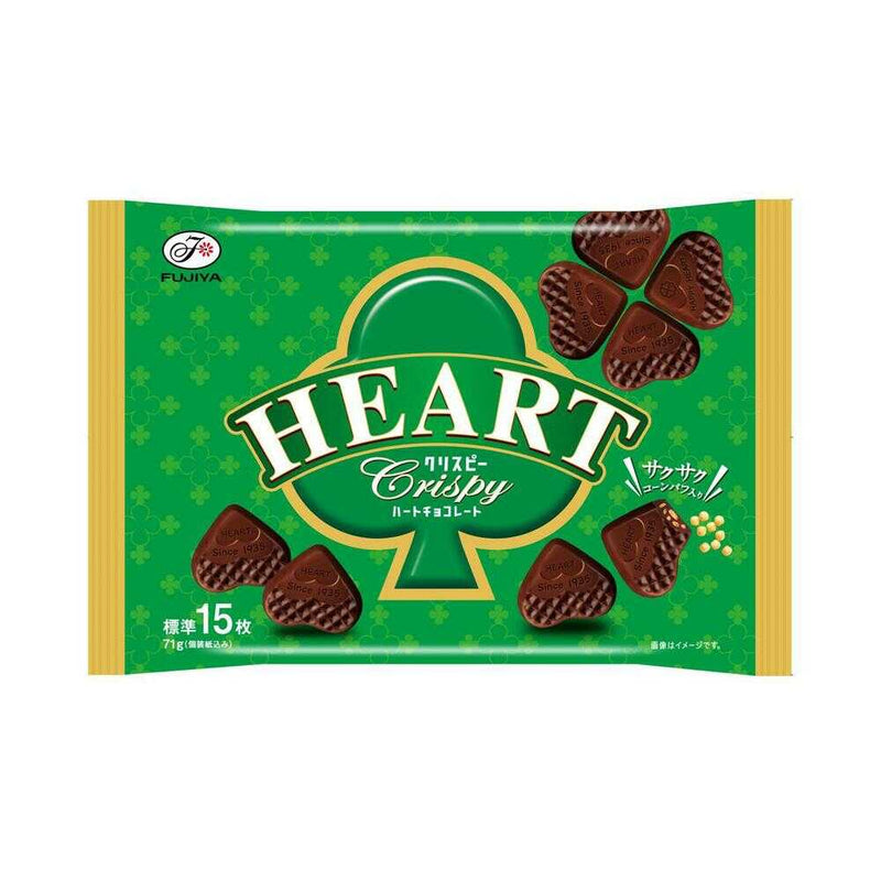 ◇不二家 ハートチョコレート クリスピー 71g