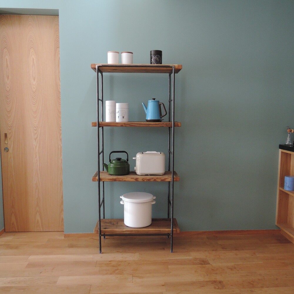 WORK SHELF 1500 BLACK / CLEAR | SUGIYAMA | Japanese Minimalist