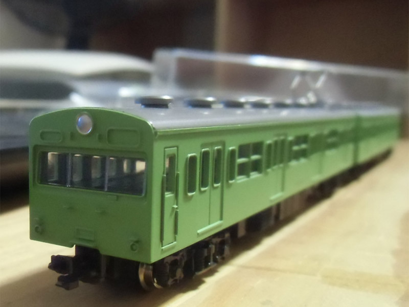 KATO 103系うぐいす色を入手した。 – 煤式自動連結器