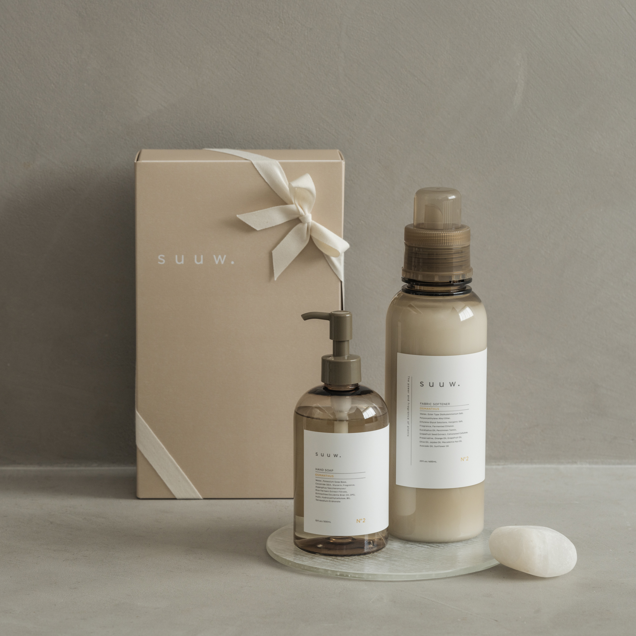 GIFT】ファブリックソフナー＆ハンドソープセット | suuw. [スゥドット]