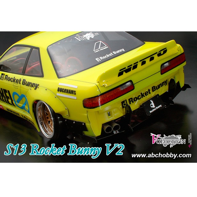 1/10電動TC/ドリフト用S13 Rocket Bunny V2 [ABC-67174] - スーパー
