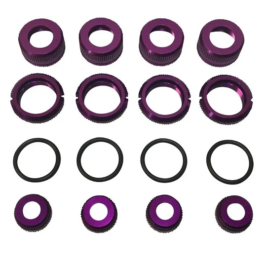 カラーチェンジキット パープル(1台分) TOPLINE、TRFダンパー [TP-283