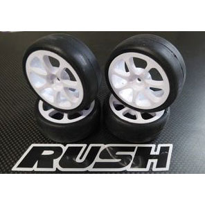 RUSH TIRE VR3 28X AX yellow Seven white PREGLUEDTIRE [RU-0867a