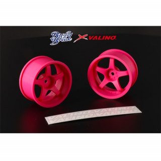 N820S ホイール 26mm ピンク/OFF7 [BB-RW-015] - スーパーラジコン