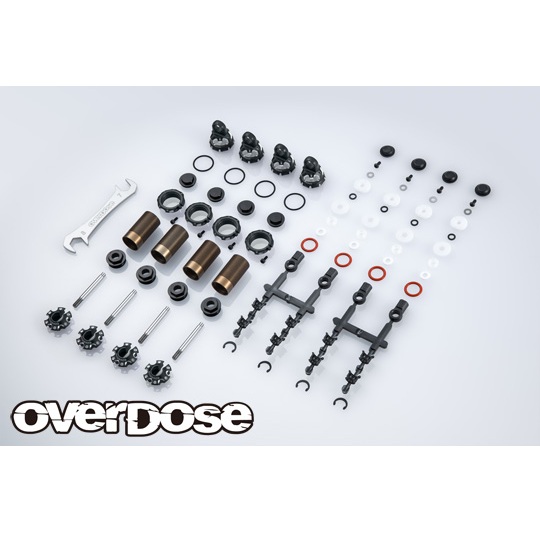 ハイグレードショックセット spec4 全長調整式 4本 ブラック [OD3902