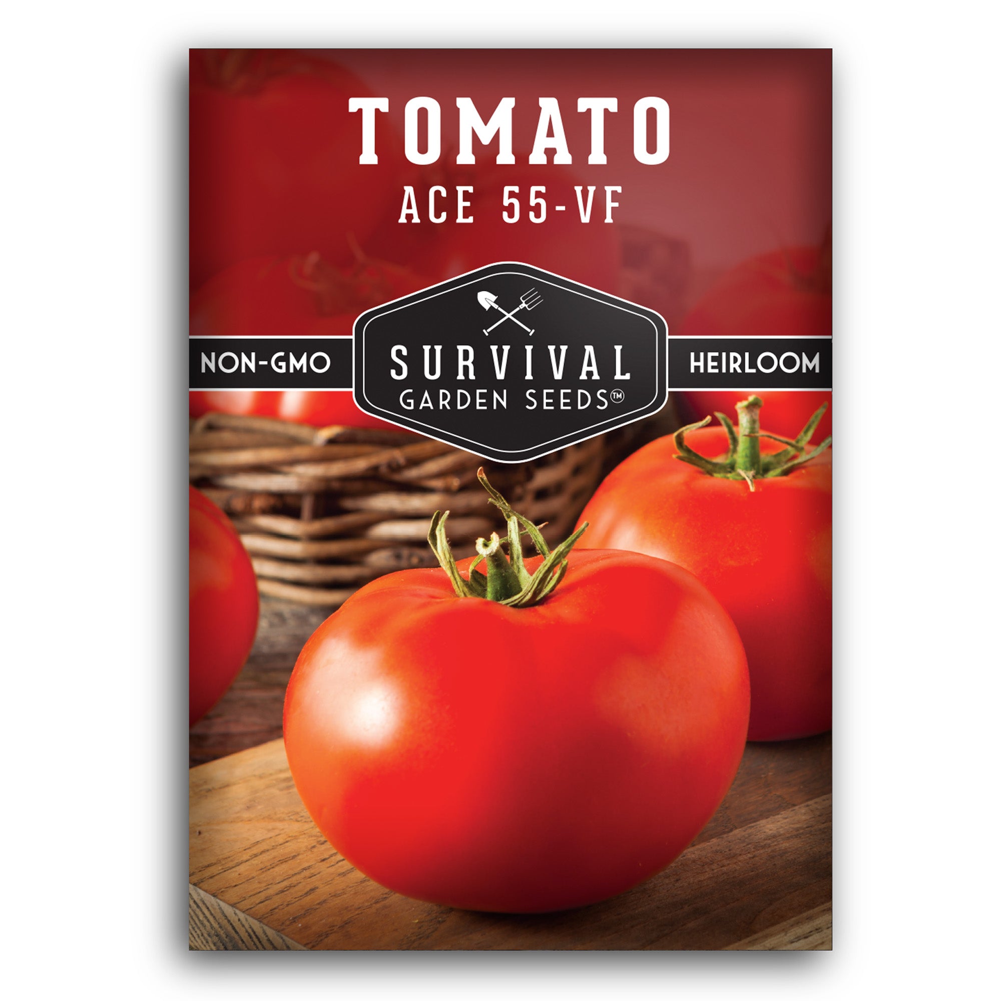 Ace 55-VF Tomato – Heirloom Low-Acid Seeds – SurvivalGardenSeeds