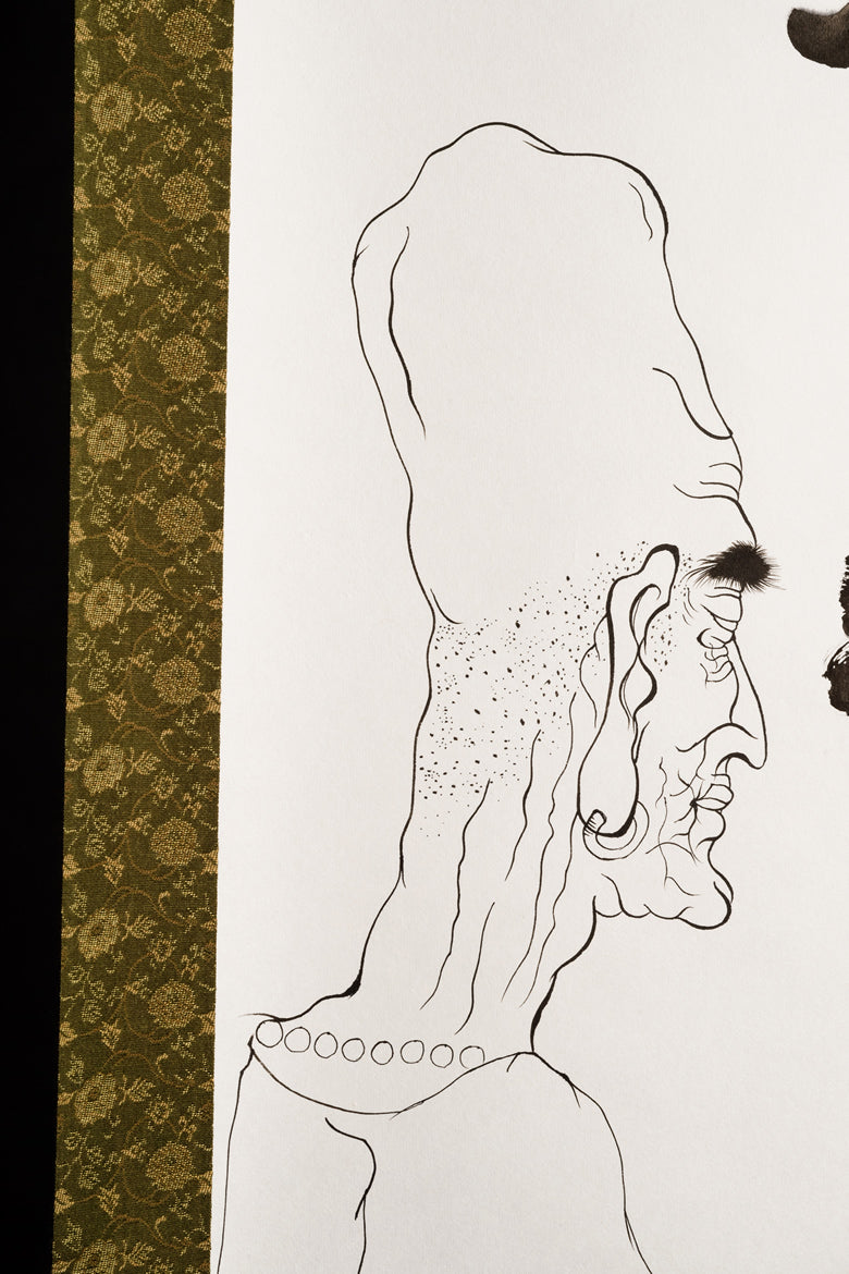 掛け軸「福禄寿シリーズ」 – 書浪人善隆